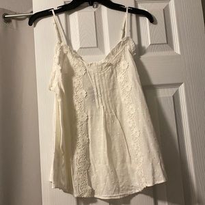 White/Eggshell Tank Top